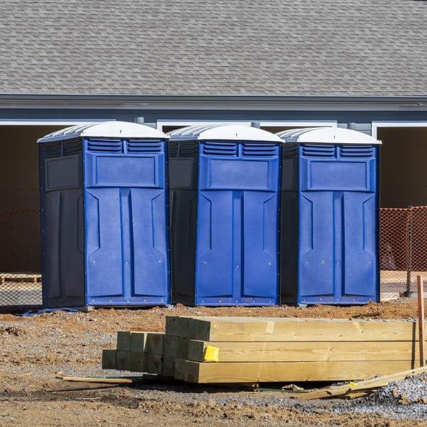 what is the maximum capacity for a single porta potty in Bethany